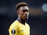 Callum Hudson-Odoi in action for Chelsea against Dynamo Kiev in the Europa League on March 14, 2019.