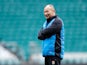 Eddie Jones watches on during England training on March 15, 2019