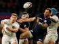 England's Owen Farrell in action against Scotland on March 16, 2019