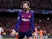 Gerard Pique celebrates scoring for Barcelona on March 13, 2019