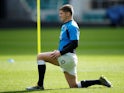 Owen Farrell during an England training session on March 15, 2019