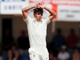 Sam Curran in action for England on February 1, 2019