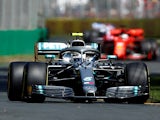 Mercedes' Valtteri Bottas in action during practice at the Australian Grand Prix on March 15, 2019