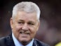 Wales head coach Warren Gatland celebrates after seeing his side win the Six Nations Grand Slam on March 16, 2019