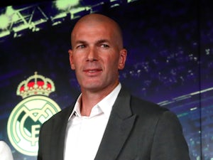 Zinedine Zidane being unveiled as Real Madrid manager for a second time on March 11, 2019