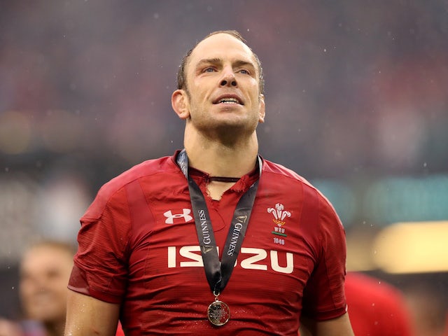 Alun Wyn Jones reacts to being named British and Irish Lions captain