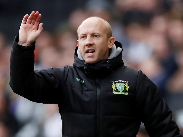 Darren Way in charge of Yeovil Town on March 23, 2019