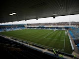 General view of Gillingham's Priestfield Stadium from January 2019