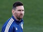 Lionel Messi in Argentina training on March 20, 2019