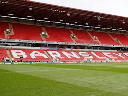General view of Barnsley's Oakwell ground from January 2018