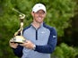 Rory McIlroy celebrates winning the Players' Championship on March 17, 2019