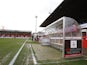 General view of Cheltenham Town's Whaddon Road from 2014