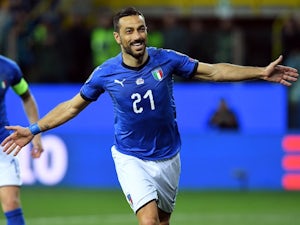 Record-breaking Quagliarella caps Italy rout