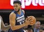 Karl-Anthony Towns in action for Minnesota Timberwolves on March 29, 2019