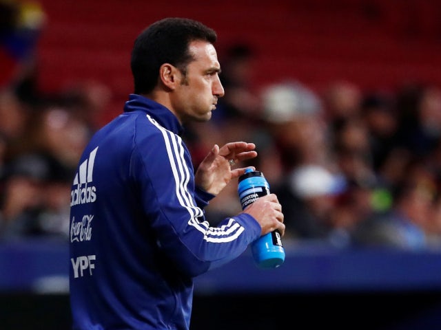 Argentina manager Lionel Scaloni picture during the friendly against Venezuela on March 22, 2019