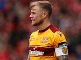 Richard Tait in action for Motherwell in April 2018