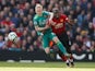 Manchester United's Paul Pogba tangles with Watford's Will Hughes during their Premier League clash on March 30, 2019