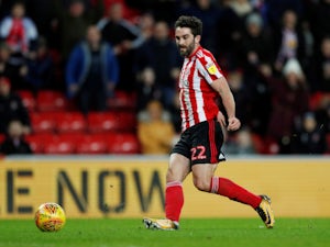Will Grigg playing for Sunderland in February, 2019.