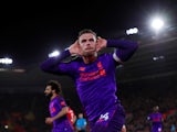 Jordan Henderson in action for Liverpool on April 5, 2019
