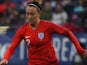 Lucy Bronze in action for England Women on March 2, 2019
