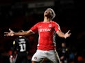 Lyle Taylor in action for Charlton Athletic on March 9, 2019