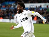 Nathan Dyer scores for Swansea City on April 2, 2019