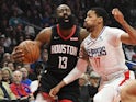 James Harden in action for Houston Rockets on April 3, 2019