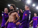 The beauty that is Mohamed Salah celebrates scoring against Southampton on April 5, 2019