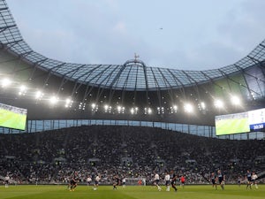 A general shot of the new Tottenham Hotspur Stadium on March 30, 2019