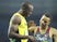 Andre De Grasse with Usian Bolt at 2016 Olympic Games in Rio de Janeiro.