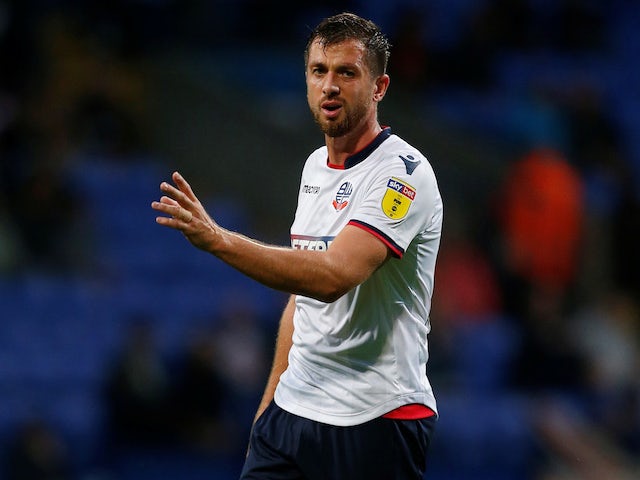 Andrew Taylor in action for Bolton Wanderers on August 22, 2019