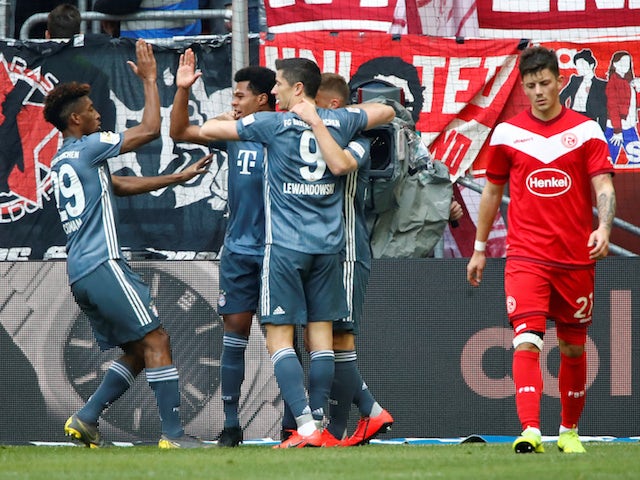Bayern regain top spot with Fortuna rout