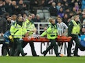 Florian Lejeune stretchered off for Newcastle on April 6, 2019