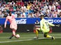 Barcelona's Ousmane Dembele in action against Huesca in La Liga on April 13, 2019