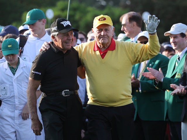 Player outdrives Nicklaus in Masters tee-off