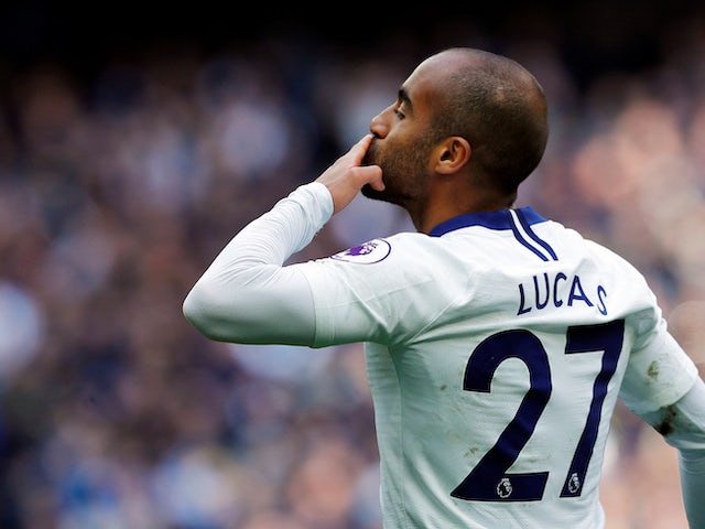 Result: Lucas Moura scores hat-trick as Spurs east past Terriers