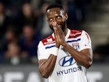 Lyon forward Moussa Dembele in action in March, 2019