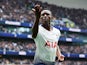 Victor Wanyama celebrates opening the scoring for Spurs on April 13, 2019