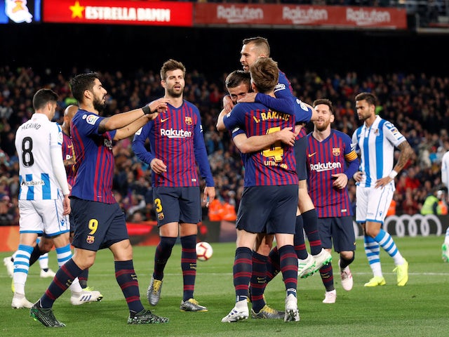 Result: Barcelona edge closer to title with narrow win ...