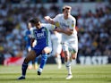 Chelsea defender Reece James in action for Wigan Athletic against Leeds United on April 19, 2019
