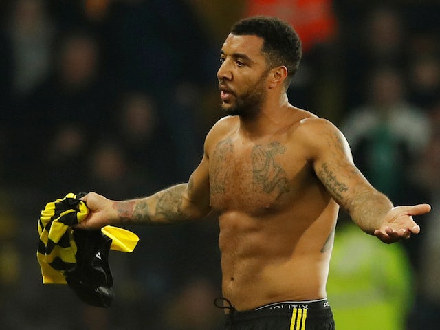 Watford's Troy Deeney sees red on April 15, 2019