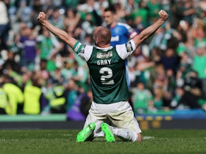 David Gray spares Hibernian's blushes with late winner against Forfar
