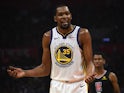 Kevin Durant in action for Golden State Warriors on April 26, 2019