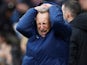 Cardiff City manager Neil Warnock recoils in horror on April 27, 2019