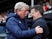 Crystal Palace manager Roy Hodgson and Everton manager Marco Silva before the match on April 27, 2019