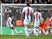 West Bromwich Albion's Jay Rodriguez scores their first goal against Rotherham on April 27, 2019