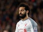 Liverpool attacker Mohamed Salah in action during his side's Champions League semi-final first leg against Barcelona on May 1, 2019