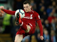 Andrew Robertson in action for Liverpool on April 26, 2019
