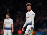 Dele Alli watches on as his Spurs side suffer home defeat to Ajax on April 30, 2019