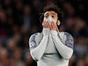 Liverpool forward Mohamed Salah reacts to a missed chance against Barcelona on May 1, 2019